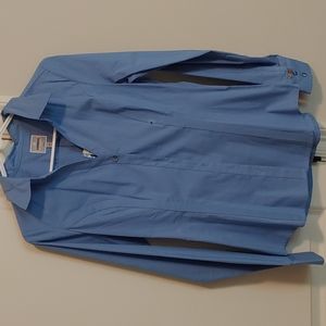 Express Blue Collared Dress Shirt